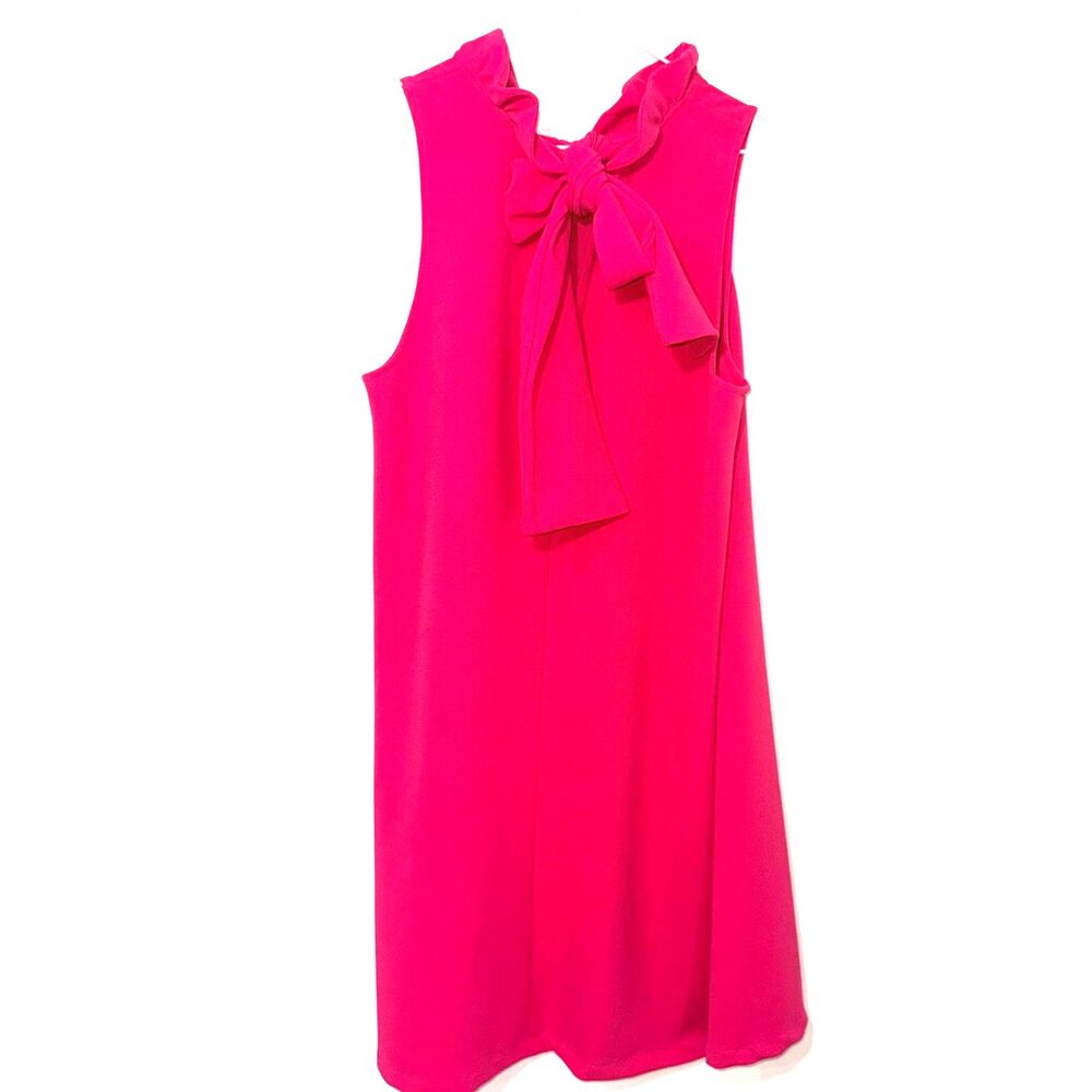 Tuckernuck Pomander Place Blyth Ruffle Bow Dress - Pink L - Picture 5 of 10